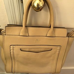 Kate Spade tan leather tote